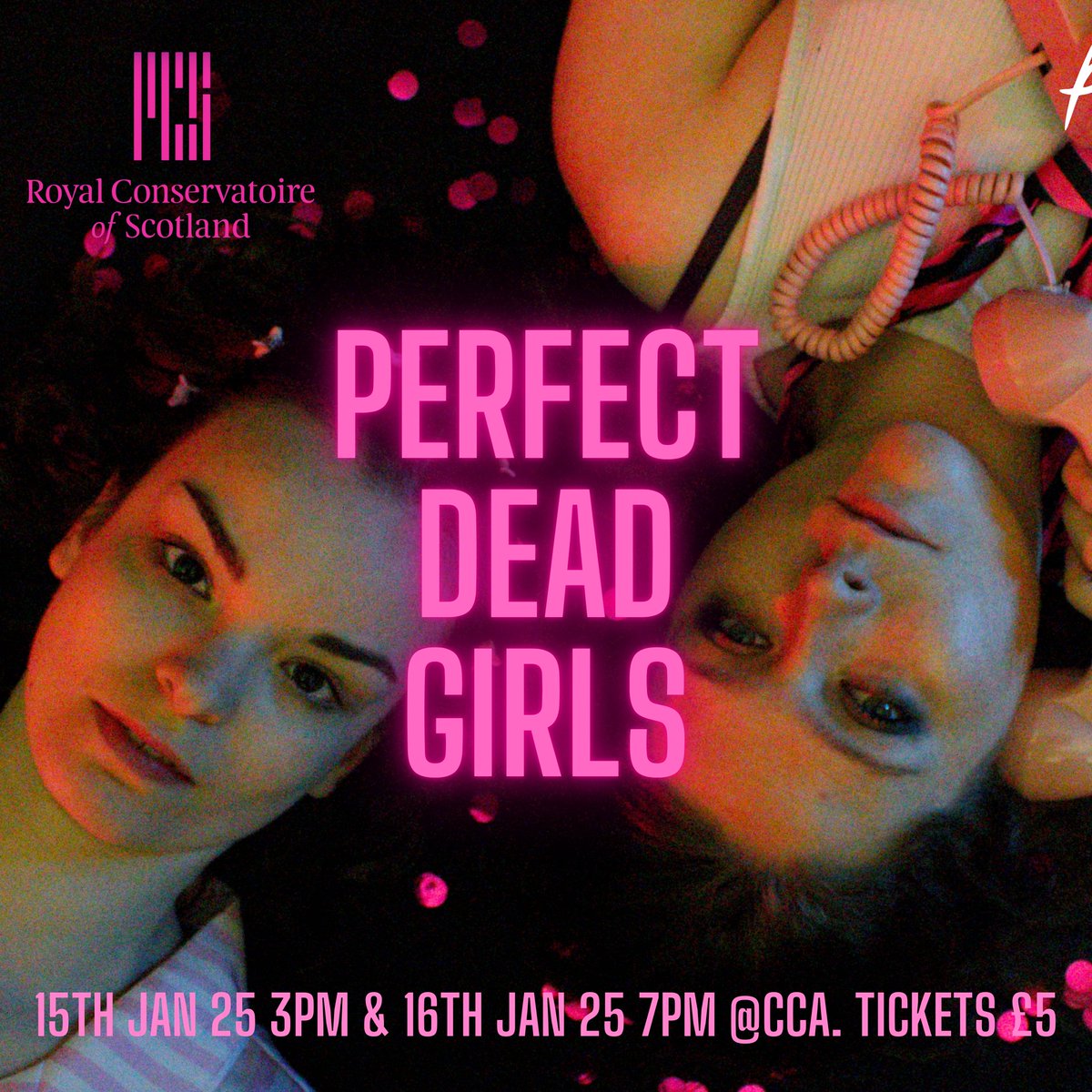 Buzzed to announce my last project at <a href="/RCStweets/">Royal Conservatoire of Scotland</a> for my MFA project

A play created and performed by Elizabeth Robbins and I

This collage of memories, movement, and Y2K pop culture is a breakdown of the sensationalism of violence against women

TICKETS: 
rcs.ac.uk/whats-on/emerg…