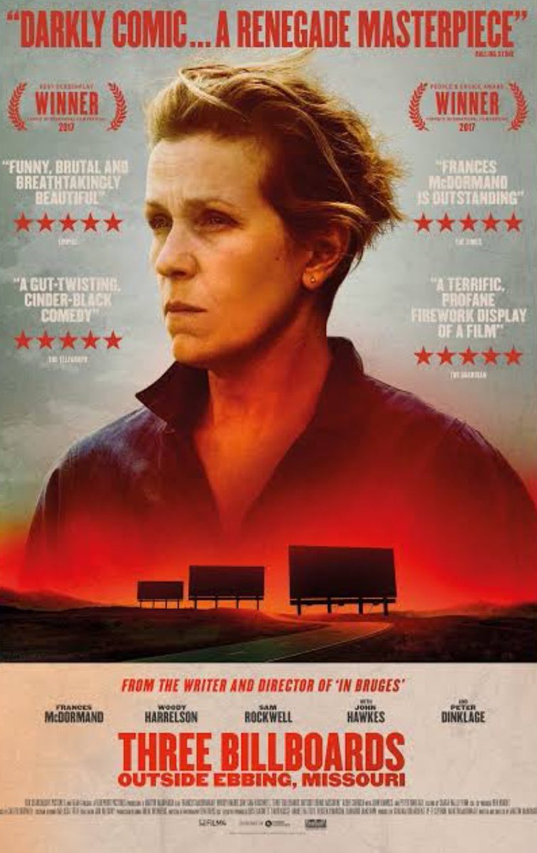 glakbaba1's tweet photo. Pazar akşamına yakışır bir film!:Three Billboards Outside Ebbing, Missouri ! https://t.co/0LkywcfAwi