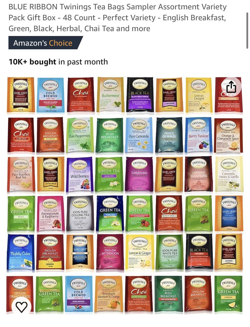 On the 5th day of Christmas…Santa gave to me…a big ass set of tea. This one’s for the tea drinkers!

Just RT and comment, I’ll use a random picker sometime on Tuesday to choose a winner ♥️🫖💚 

The winner will have to add it to their wishlist (link in comments)