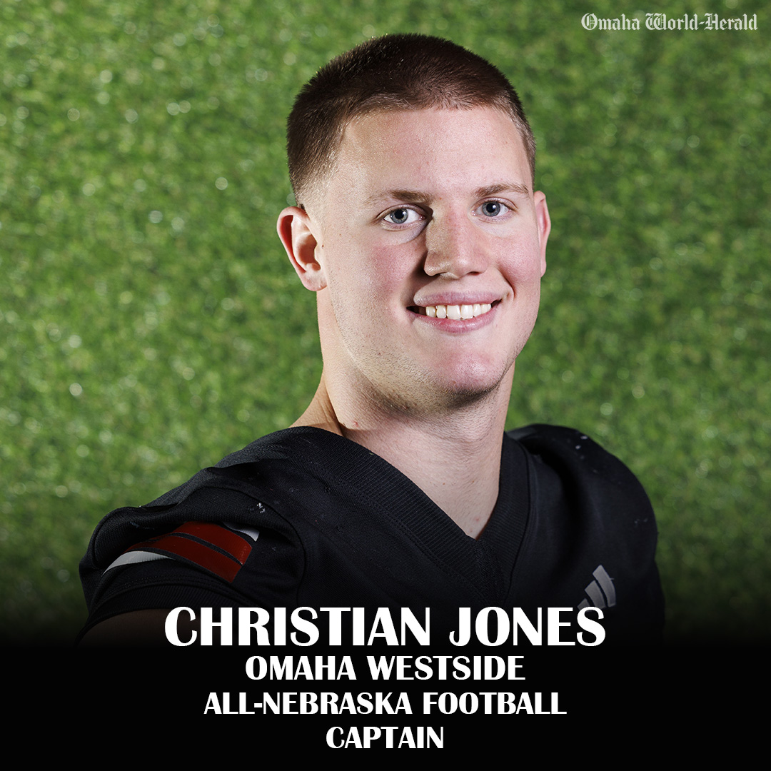 Congrats to <a href="/WHS_WarriorFB/">Omaha Westside Warrior Football</a>'s <a href="/CJones428/">Christian Jones</a> for being selected as honorary co-captain of the 2024 All-Nebraska football team!

#nebpreps
Meet the team: omaha.com/sports/high-sc…