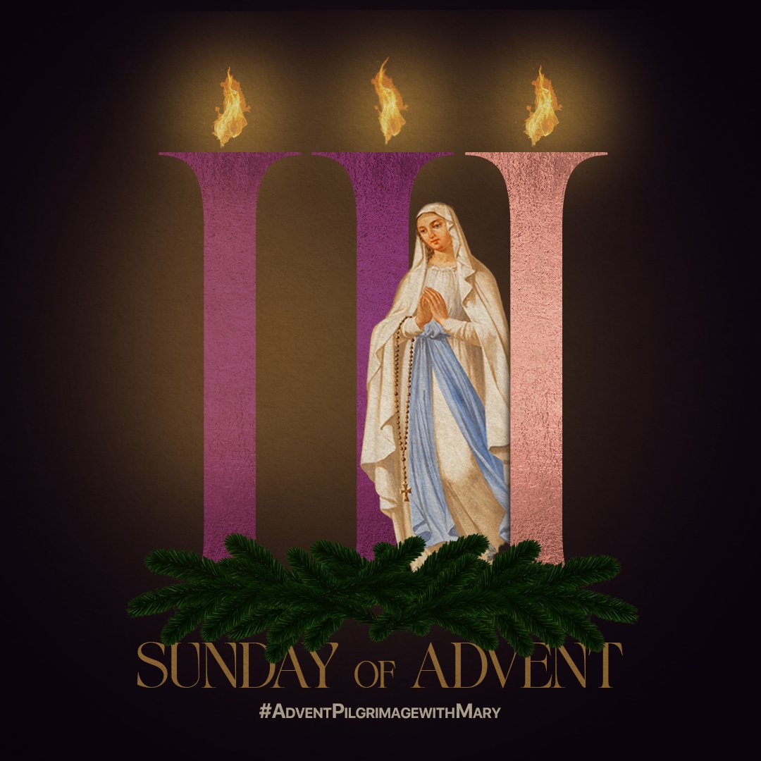 “The Lord is near. Have no anxiety at all, but in everything, by prayer and petition, with thanksgiving, make your requests known to God.” (Phil. 4:6) #AdventPilgrimagewithMary