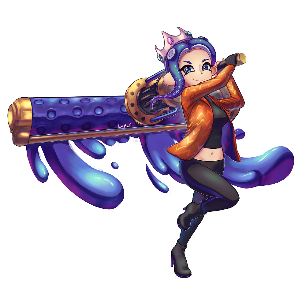 Lopuiii's tweet photo. Commission 
#スプラトゥーン #splatoon https://t.co/TvyRd7HhxL