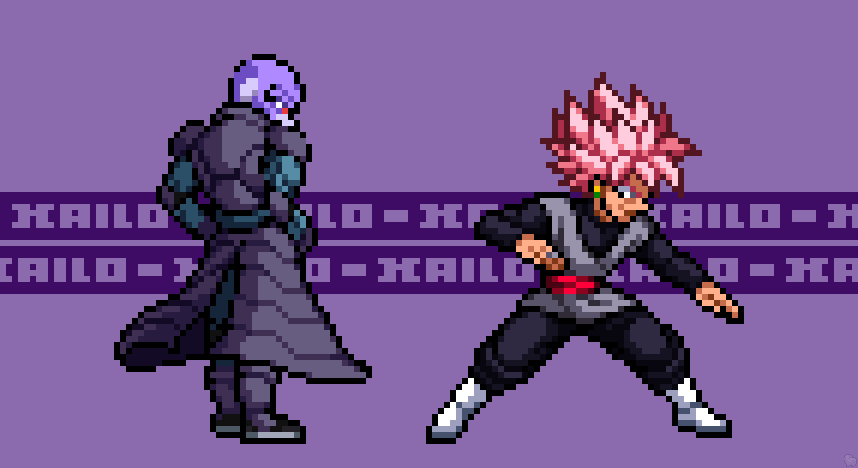 Hit and Black Goku 

#Pixelart #ドット絵 #Hit #BlackGoku #DragonBallSuper #DragonBall