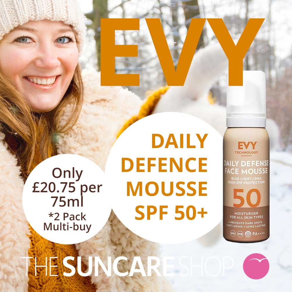 TheSuncareShop's tweet photo. 😀 A daily protection against UV and HEV radiation. EVY Daily Defence Mousse.

A game-changing sunscreen that provides daily protection against harmful UVA and UVB rays.

https://t.co/7UXHSprS2F

#evy #skincare #skin #face #spf50 https://t.co/FUxKOSTl4q