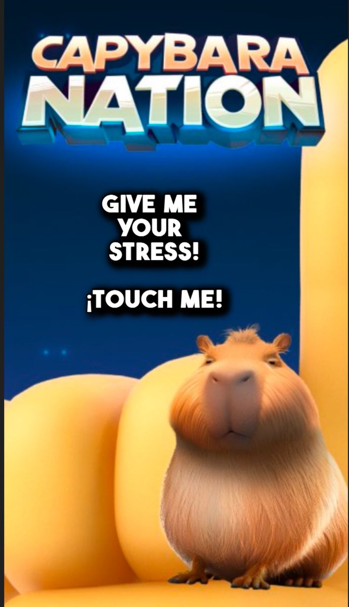 monstercreativa's tweet photo. @capy_nation Capybara needs #Attention!
Don’t forget to buy 📈 https://t.co/uREv1ABaiN