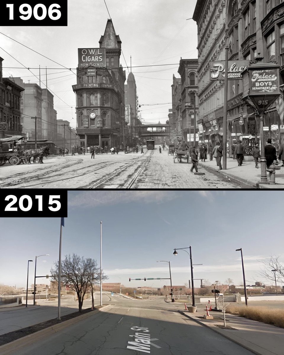 ¿Por qué América destruyó sus propias ciudades?

Un hilo...