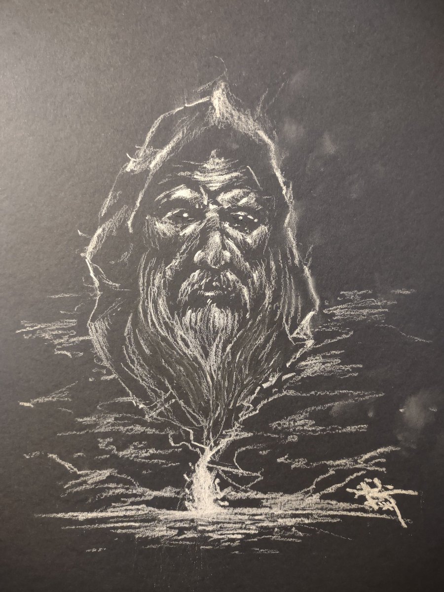 Rainy Sunday, quick study.