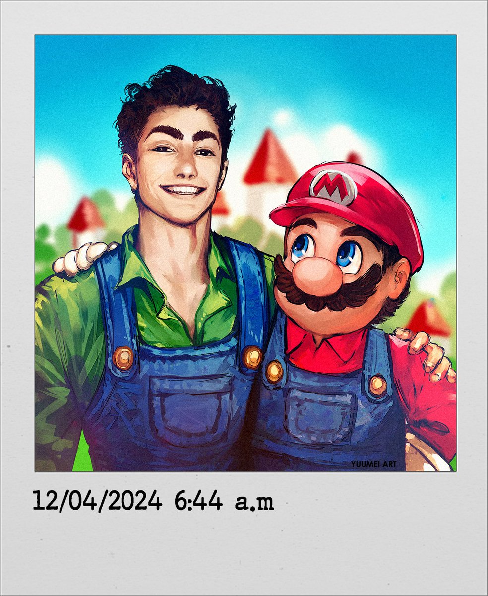 Yuumei_Art's tweet image. Mario: it was great hanging out with my lil bro, Luigi, in the Mushroom Kingdom on Dec 4th from 6am to 6pm 2024

#FreeLuigi #LuigiMangione