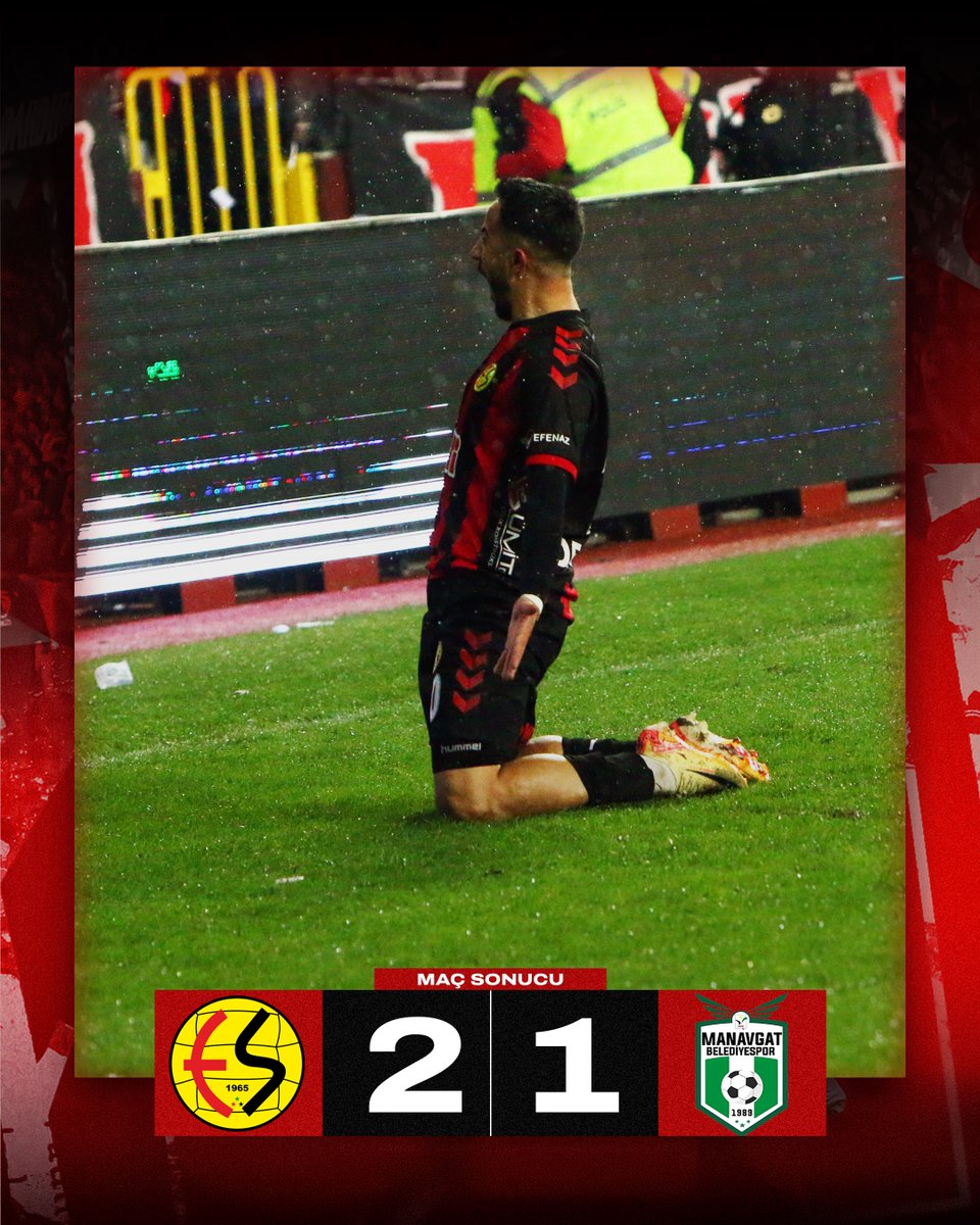 Maç Sonucu | Eskişehirspor'umuz 2-1 Manavgat Belediyespor

⚽ 15’ Sertaç Kayatekin
⚽ 72’ Yakup Demirci