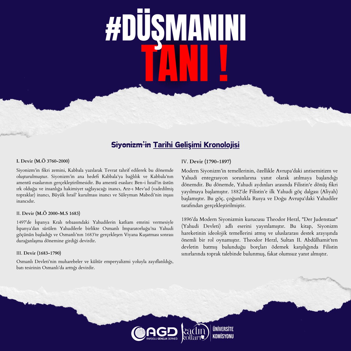 AGD Kadın Kolları Üniversite Komisyonu tweet media