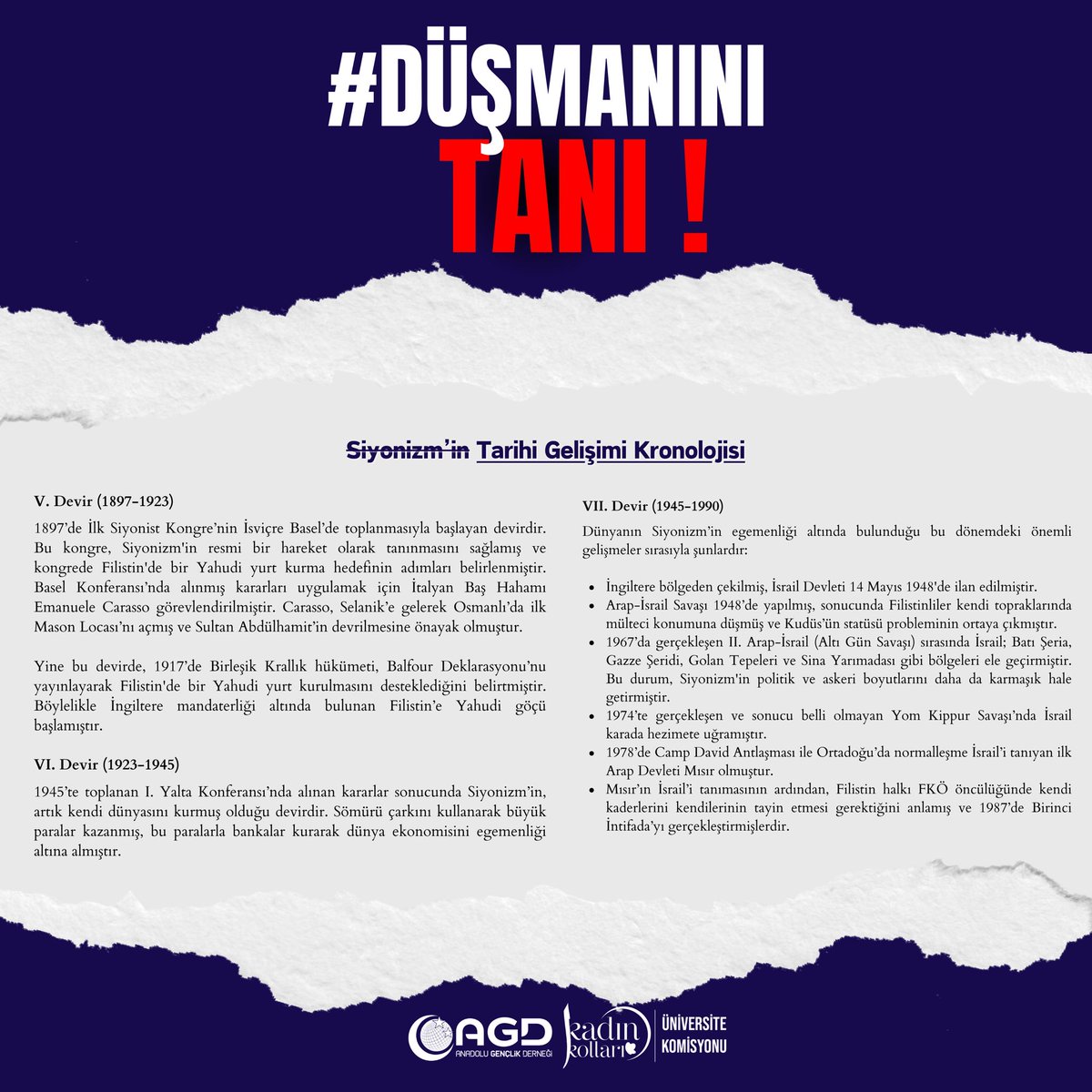 AGD Kadın Kolları Üniversite Komisyonu tweet media