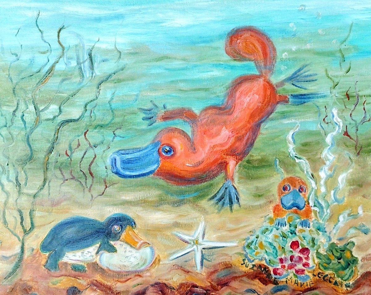 #art #artist #painting #fineart #platypus #abstractart #duckbilledplatypus
2024, "Duck-billed Platypus" by Suzanne Marie LeClair