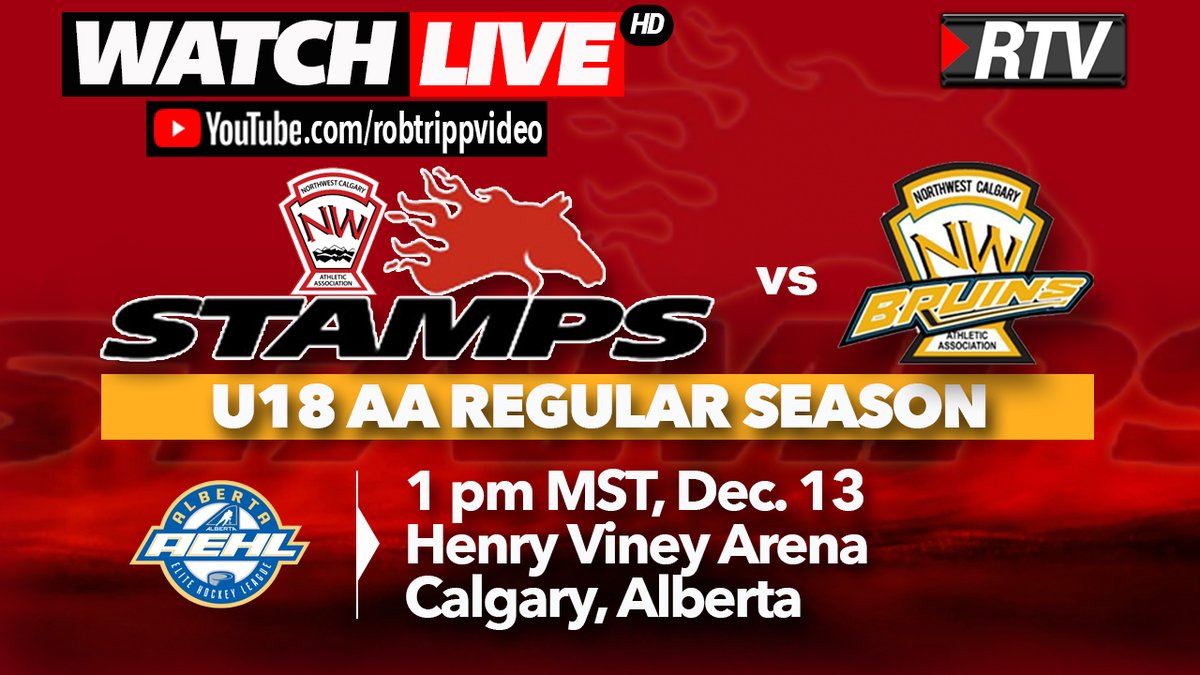 RIVALRY game! Watch it LIVE on RTV as Stamps face their association rival, Bruins #stamps #bruins #nwcaahockey #aehl #livestream
📺youtube.com/watch?v=kSX2n3…