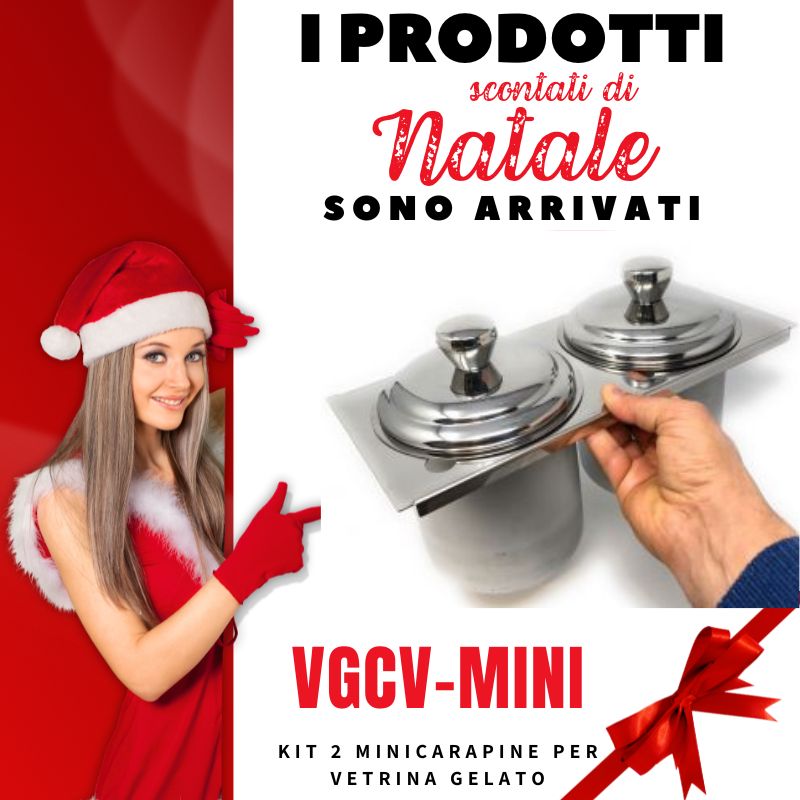 ItaliaTools's tweet photo. 🍨✨ VGCV-2MINI NATALE: Kit 2 mini carapine con coperchio piramidale, perfette per vetrine gelato! Un’alternativa elegante e pratica alla classica vaschetta da 5 litri. 100% Made in Italy 🇮🇹.
🛒 Scopri di più 👉 https://t.co/I2oPxyevLj
#Gelateria #CarapineMini #DesignElegante 🎁 https://t.co/8yx6wQAVX2
