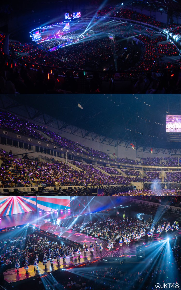 officialJKT48's tweet photo. Terima kasih telah menjadi bagian dari perayaan ulang tahun ke-13 JKT48! 🎉✨ Semoga di tahun-tahun mendatang kita terus dapat bertemu, berbagi kebahagiaan, dan menciptakan momen indah bersama. Terima kasih atas dukungannya!

Di malam ini juga telah diumumkan hasil akhir dari Pemilihan Member Single Ke-26 JKT48. Terima kasih atas partisipasinya dan selamat untuk Senbatsu serta Undergirls terpilih!

#JKT48Wonderland #JKT48Sousenkyo2024