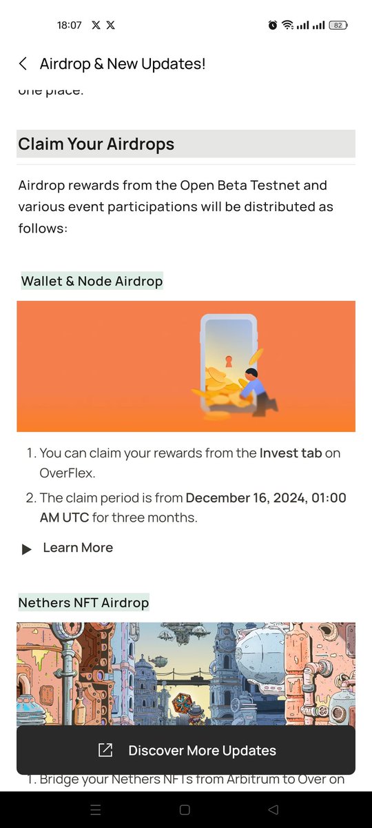 FfMnanauk68's tweet photo. BREAKING #Over_protocol
- The claim period is from December 16, 01:00 AM UTC for three months
- Claim within the app
- As for the mission of okx cryptopedia, You can claim from the website
link: https://t.co/fqOtqJYY6Z
listing $OVER: December 16: 10:00 UTC
Good luck ♥ https://t.co/OzHFmIIjXO