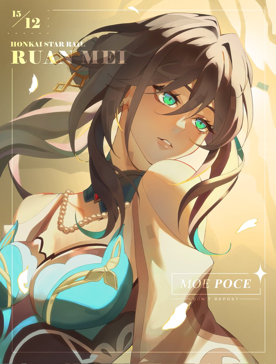 moepoce's tweet photo. our ethereal woman 🍂 #ruanmei #HonkaiStarRail https://t.co/p0gZ2kXZgN
