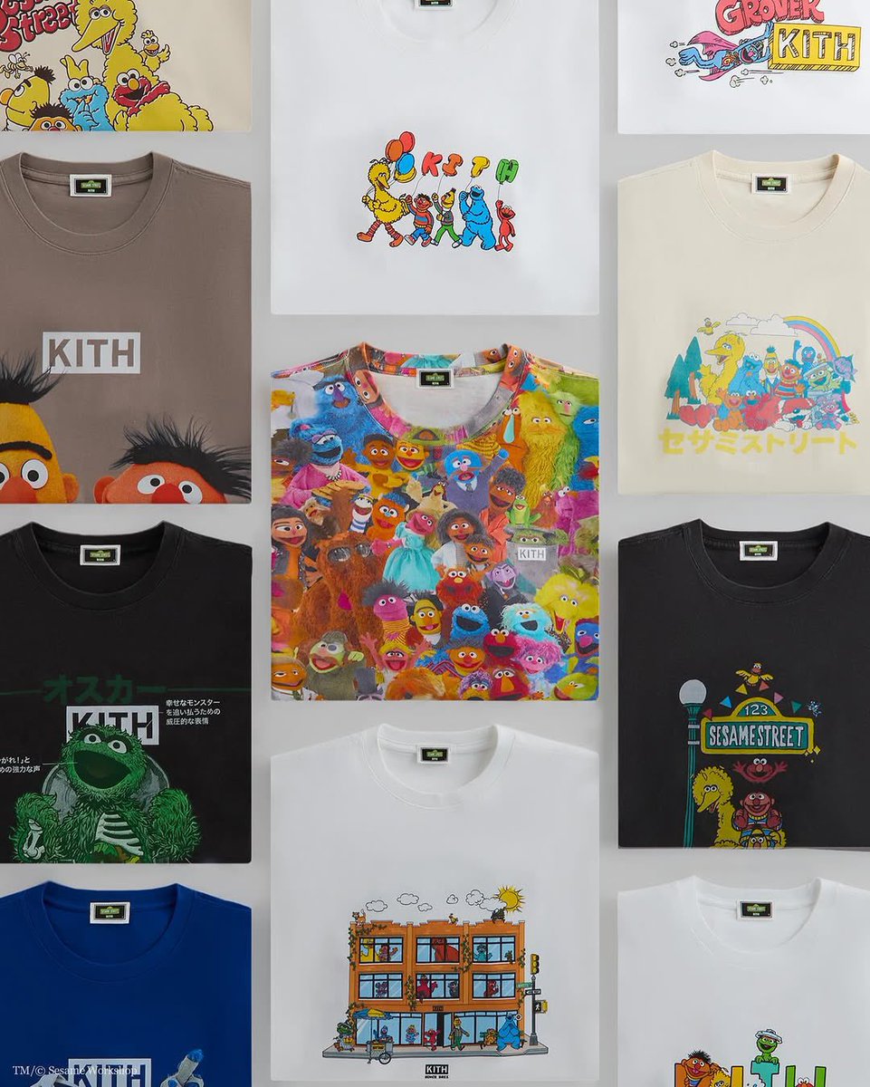 ComplexStyle's tweet photo. .@KITH for @sesamestreet 🍪✨

Releasing Monday, December 16th at Kith shops and https://t.co/fagRFFMsTa at 11AM EST. https://t.co/ZQzTJYr4X1