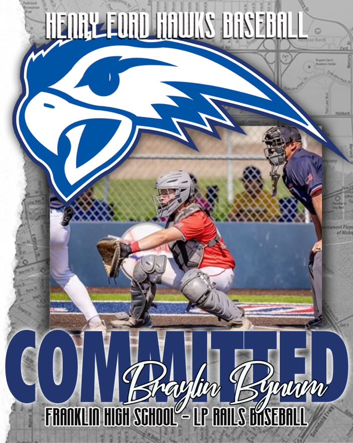 Braylin Bynum (@braylinbynum) on Twitter photo I am beyond blessed to announce my commitment to Henry Ford College! I thank god for guiding me and putting me in this position! Thank you to all my family and coaches for supporting me!
<a href="/jakepacholski22/">Jake Pacholski</a> <a href="/jbeare95/">bear</a> <a href="/HenryFord_Hawks/">Henry Ford Baseball</a> <a href="/TyJaquez15/">Ty Jaquez</a> <a href="/MattFournier2/">Franklin Baseball</a> <a href="/LpRails18/">LP Rails</a> I am beyond blessed to announce my commitment to Henry Ford College! I thank god for guiding me and putting me in this position! Thank you to all my family and coaches for supporting me!
<a href="/jakepacholski22/">Jake Pacholski</a> <a href="/jbeare95/">bear</a> <a href="/HenryFord_Hawks/">Henry Ford Baseball</a> <a href="/TyJaquez15/">Ty Jaquez</a> <a href="/MattFournier2/">Franklin Baseball</a> <a href="/LpRails18/">LP Rails</a>