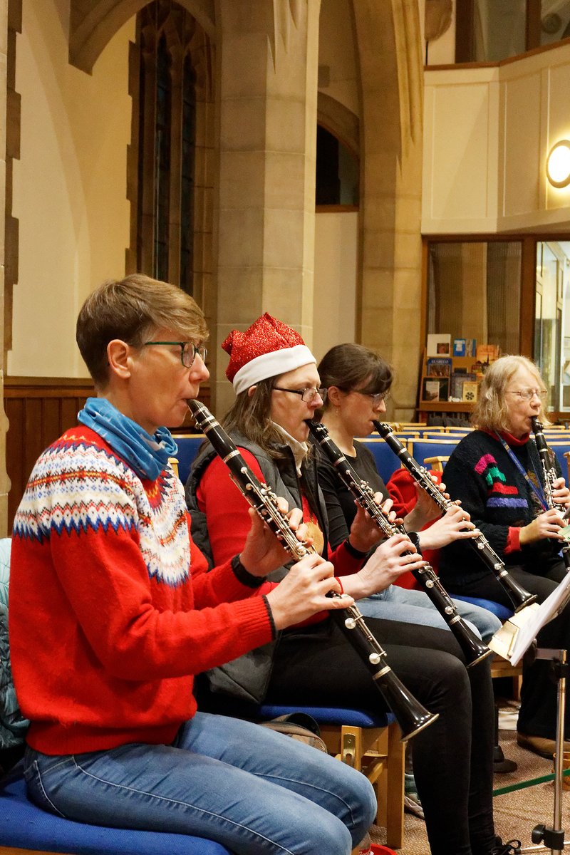 SheffClariEns's tweet photo. One week on, we'd like to say a huge THANK YOU to everyone who came along to our Community Christmas Play Day☃️We really enjoyed playing with faces new and old. Thank you to the committee, to Lynne and Tom for their wonderful stalls, and to conductor David

📸: Ralph Moorhouse https://t.co/6eVPznLalT