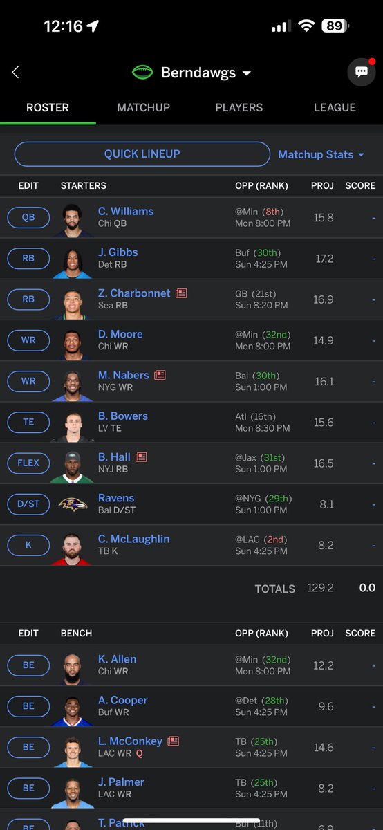 tharealberg's tweet photo. @TFFDudes Is this the move? Full PPR https://t.co/6pY70jl4rp
