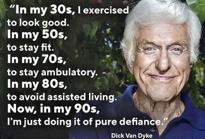 Tkarera's tweet photo. #DickVanDyke
#Happy99thBirthday
#HealthyLiving
#ExerciseHeals
#ThinkBigSundaywithMarsha https://t.co/2PZfLVqY3h