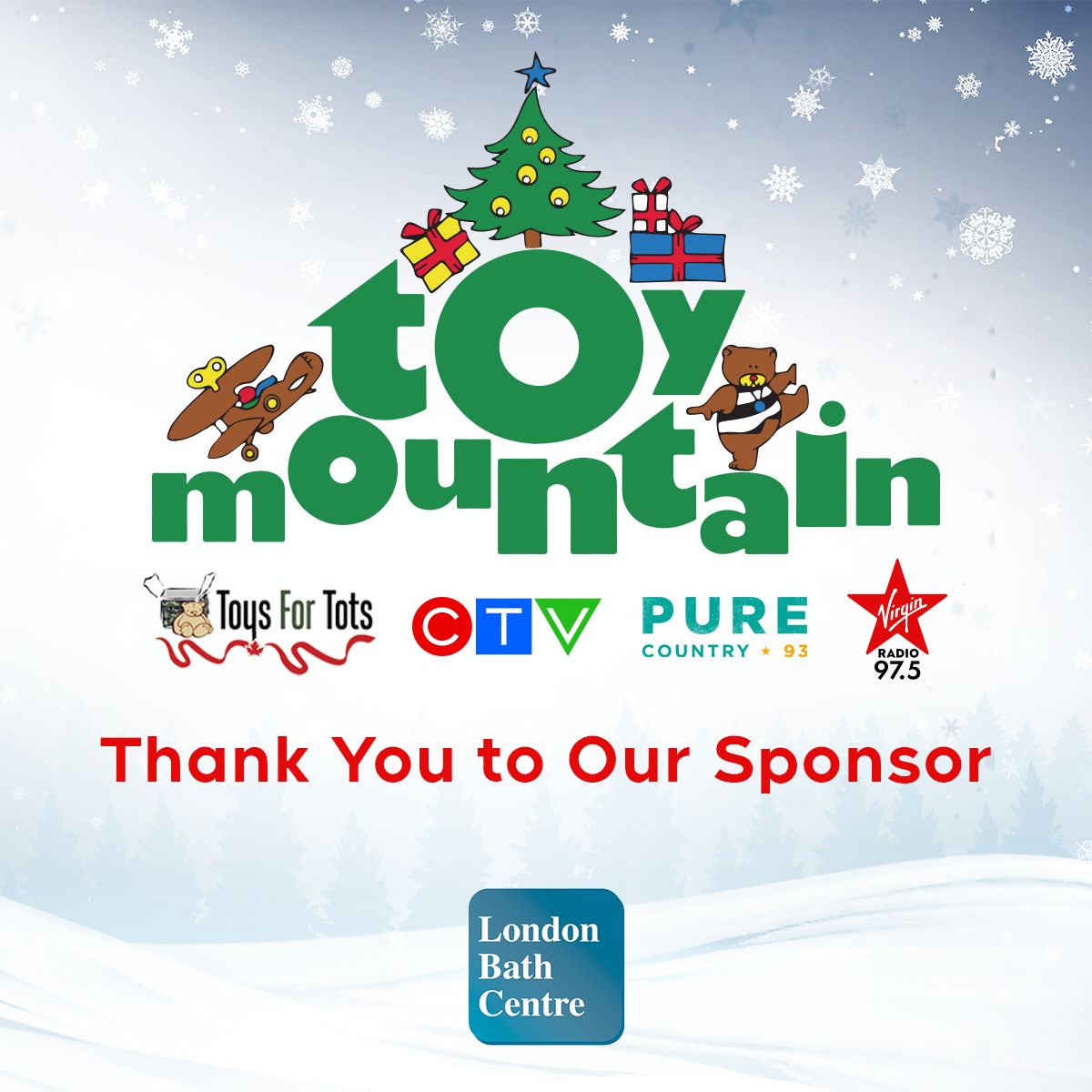 CTVLondon's tweet photo. It's the season of giving! ๐ซถ๐งธ๐
Drop off a new, unwrapped toy into the box near Santa's set-up at #CFMasonville to help us build a #ToyMountain for @Toys4TotsCanada! ๐ซถ๐๐
โจ
More info at https://t.co/FHZqmLm9gV! https://t.co/pB9f2fcr09