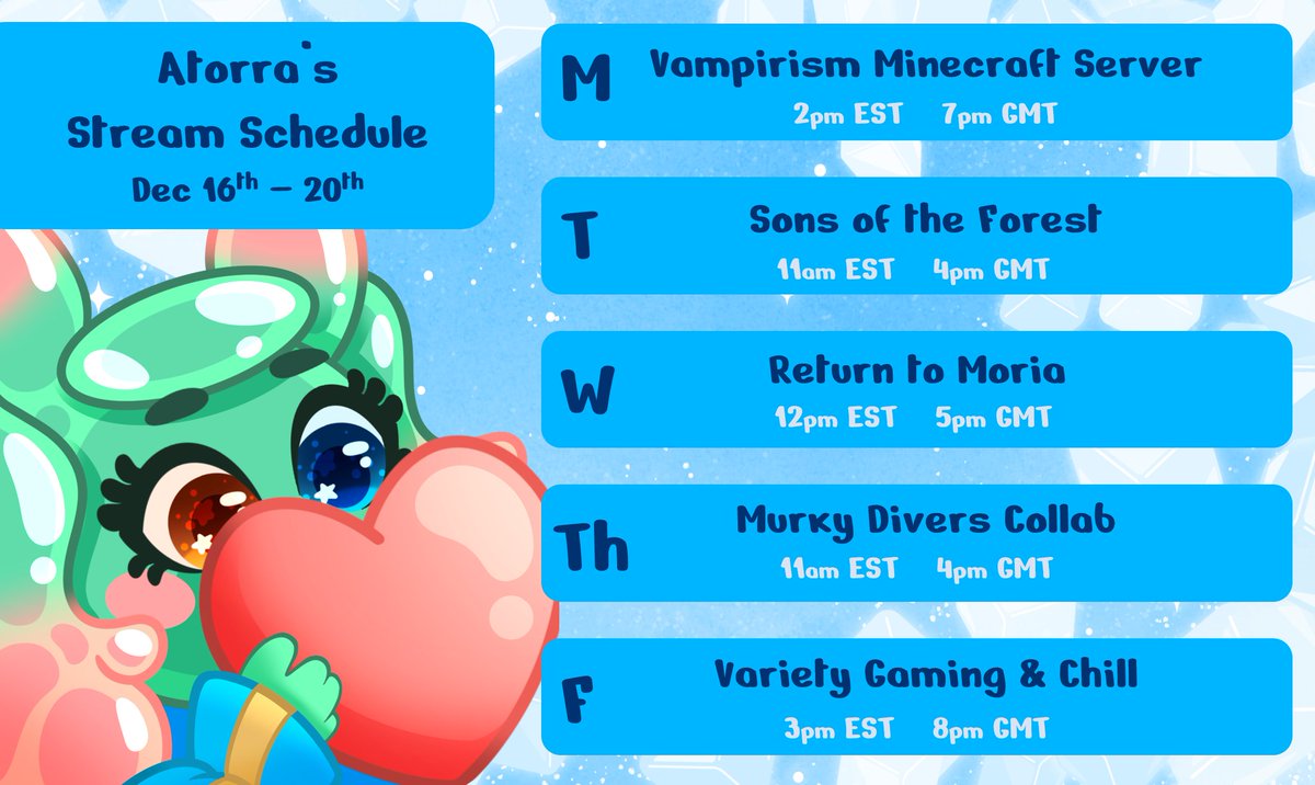 HEWWO EARTHLINGS! 💚🛸✨

Get ready for more #SLIME TIME!

#VTuberEN #twitchstreaming #Artorra #Jelluminati