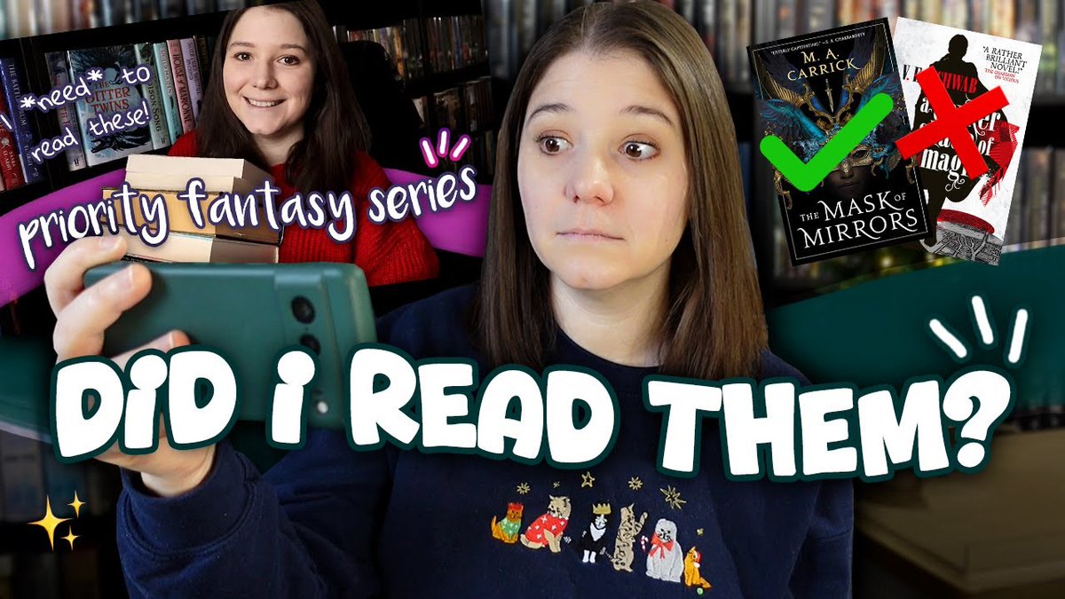New video ✨ did I read the series I said I wanted to prioritise in 2024? 👀youtu.be/p7r8Qo_4LTw