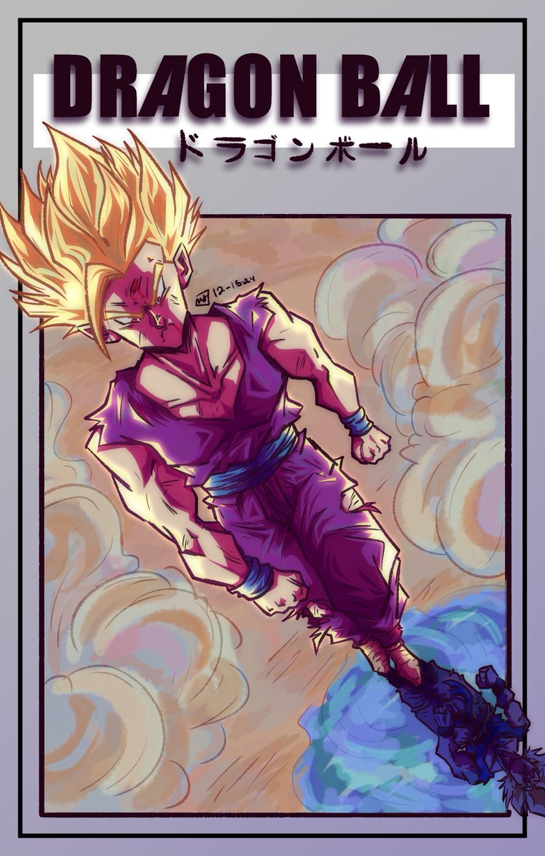 Finally finished this after returning from hell (eating a bad chicken meatloaf) 
#dbredraw #goku #DragonBall