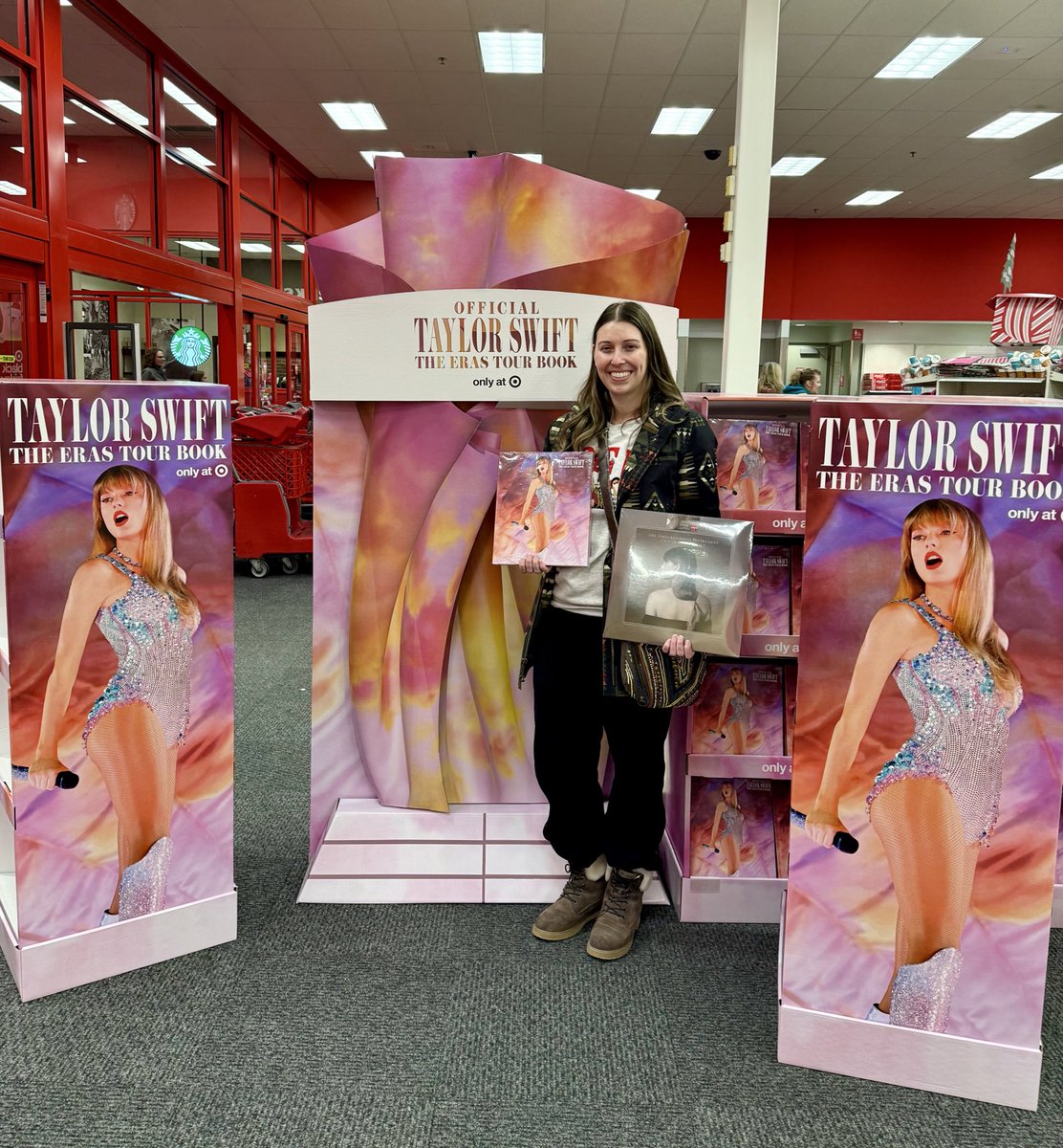 bricutshall's tweet photo. @taylornation13 @Target @taylorswift13 May these memories in #TheOfficialTSTheErasTourBook break our fall 💜 https://t.co/p0GnanskcD