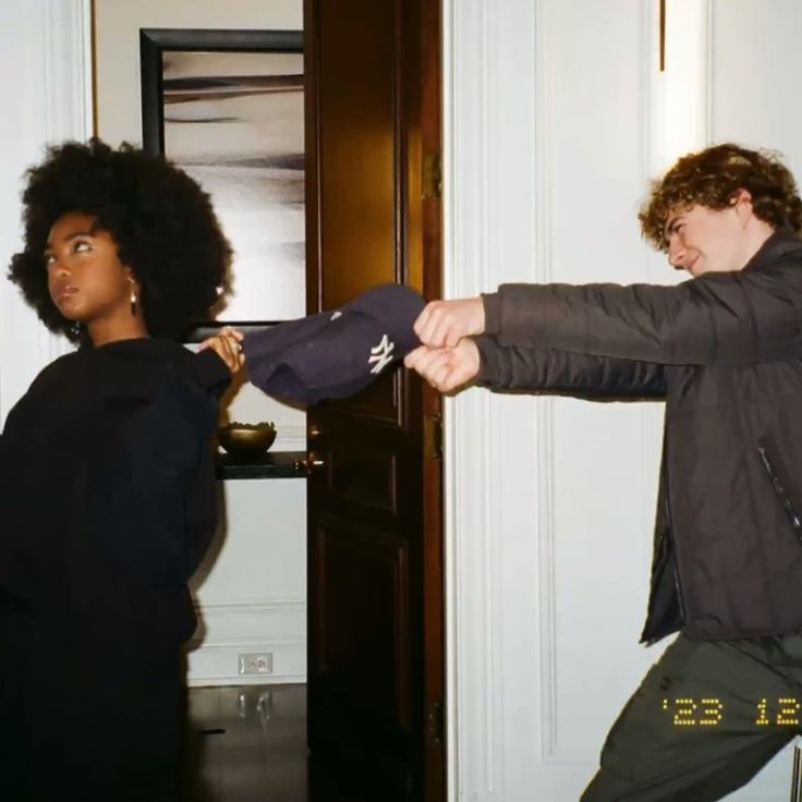 TheSevensSun's tweet image. She won't give me back my hat.