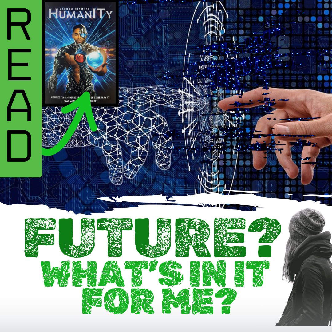 TwBookClub's tweet photo. The future is here. But what is in it for you and me? Check out HumaniITy and learn to make the best of modern technology!
Read more about HumanITy by Yarrow Diamond here:
https://t.co/ixyQkx16pb
#AIGeneration #ITVersusHumans #LiveAndLearn #WhatIsInItForMe #TechnologyEra https://t.co/MS5dXTUu3R