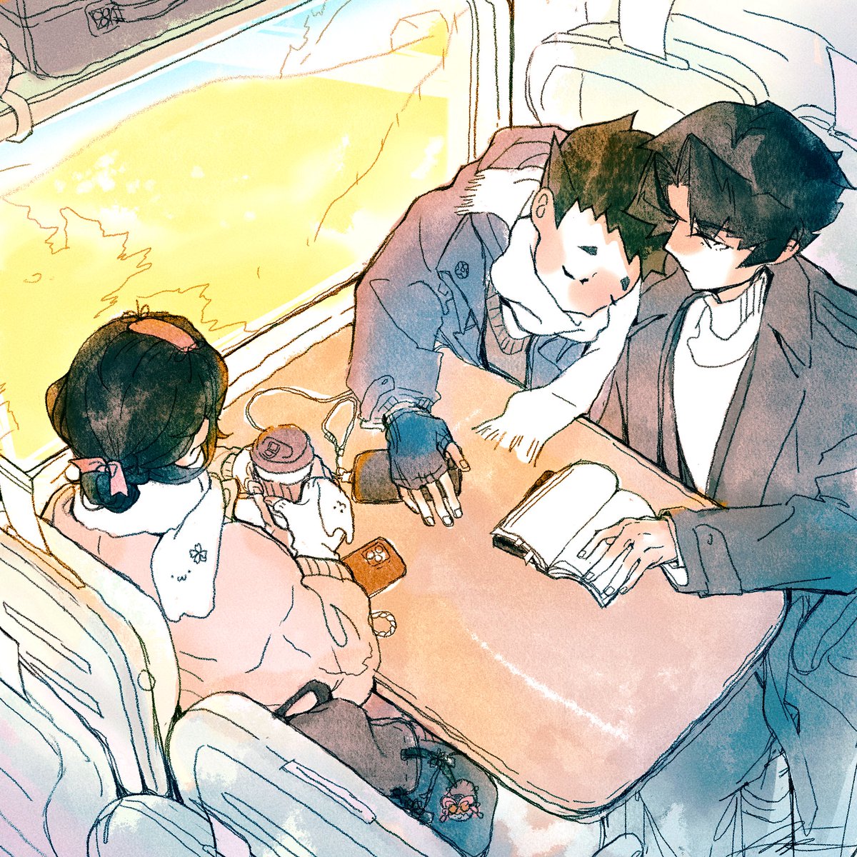 going on a rail journey☀️

#大逆転裁判 #tgaa