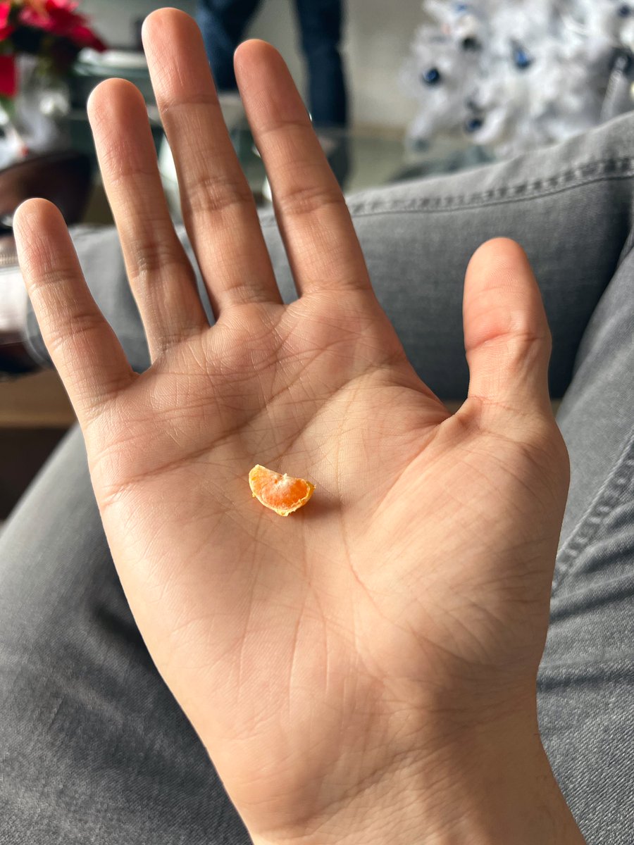 miren esta mandarinita quiero llorar