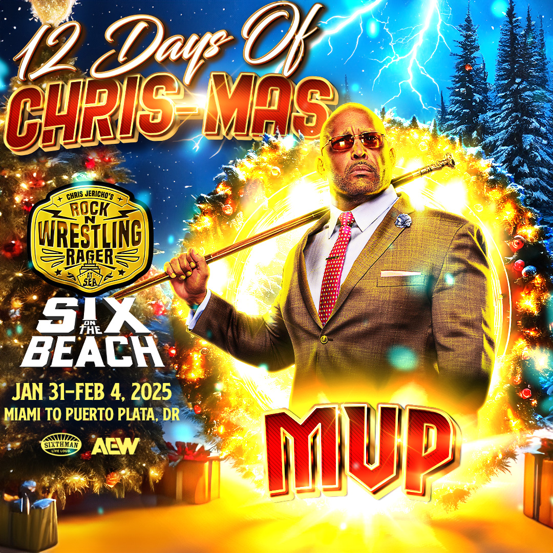 Day 6 AEW reveal: MVP! 😎 Straight up ballin' 

Not sure about you guys, but I'm 6 for 6....👀 

Check back tomorrow for day 7! 12DaysofChrismas.tbits.me
