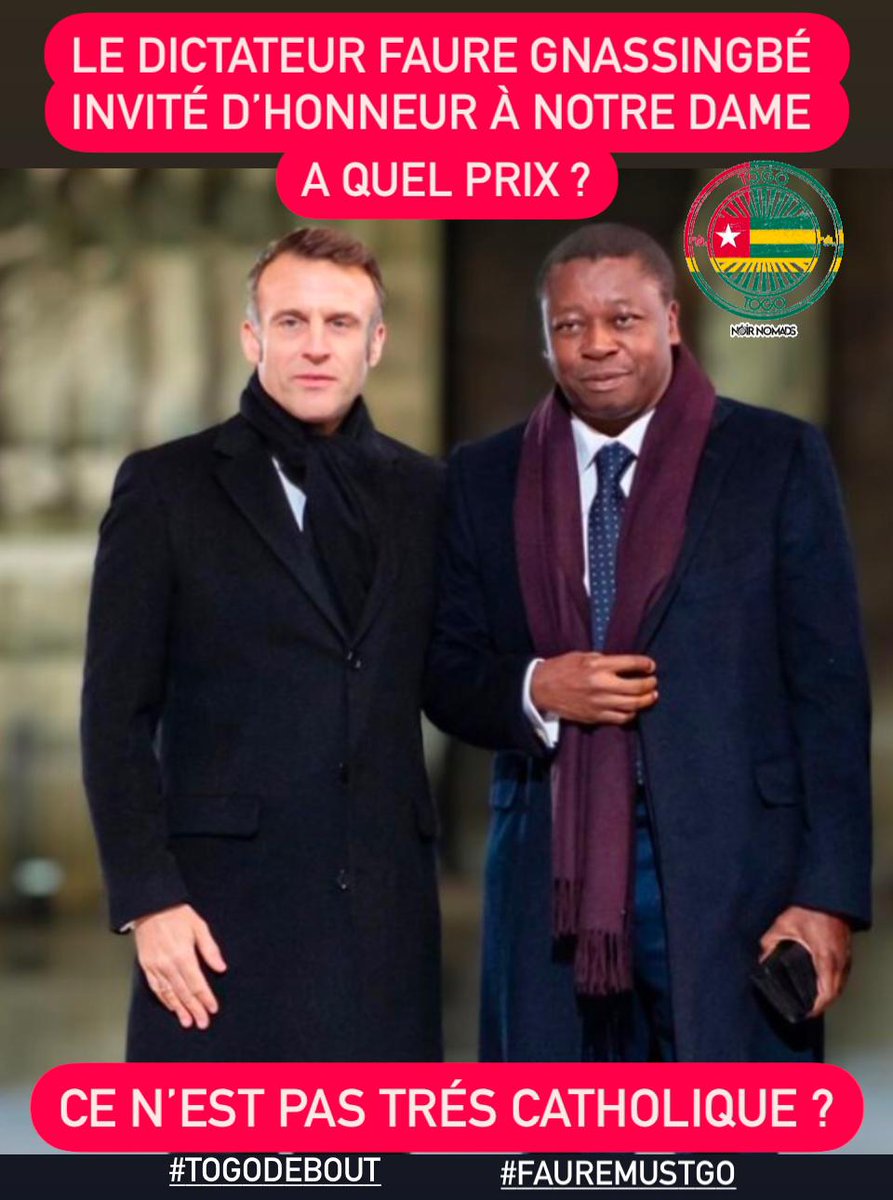 AlfredGbidi's tweet photo. @ecowas_cedeao
@AESinfos
Faure Gnassingbé est le Paria de FRANÇAFRIQUE
Il égorge #Madjoulba;force à l'exil #Msgr_Kpodzro #Agbeyome Kodjo #Atchadam;emprisonne por opinion #JP_Oumolou
Gnassingbé est Illégitime en 2005_2010_2015_2020
Lui votre négociateur🙃🦨
CEDEAO très pourrie https://t.co/M8Y9PIdNmX