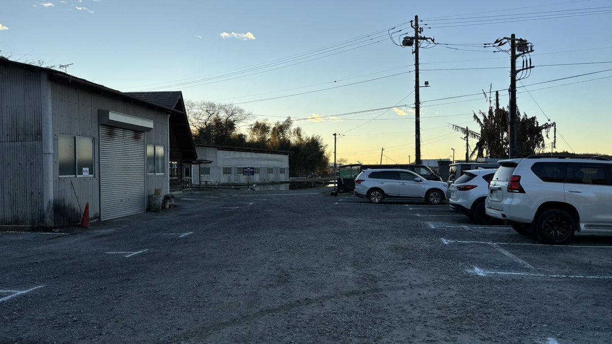 inabazuka's tweet photo. 到着🚗³₃
始め鱒↷🐟
#APKF https://t.co/4x2ZtGK0re
