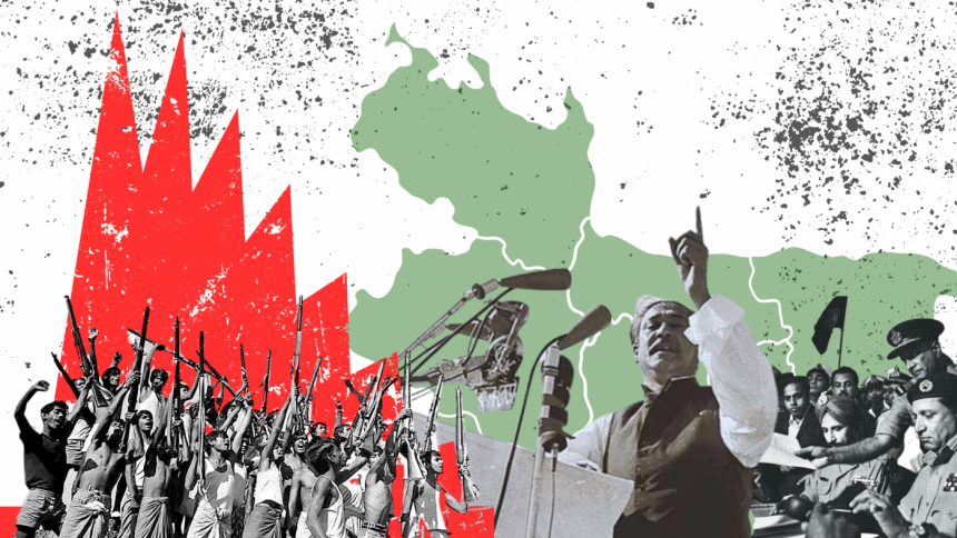 sajeebwazed's tweet photo. Successors of war criminals who sided with Pakistan army in carrying out genocide to prevent the birth of the country are now embraced by the unelected regime. Senior citizens are physically attacked for playing glorious role in liberation war, chanting joy bangla slogan has been criminalised,  symbols projecting legacies of liberation war destroyed with impunity,  war heroes are denied of state honour and people are barred from offering tributes to our bravest and brightest minds. 

Despite reluctance from Pakistan to even tender apology for committing one of the worst genocides , the unelected regime has drawing the country closer and a glaring effort has been employed to erase blood soaked struggle for independence from public domain. 

Targeted violence has been inflicted to decimate the party that led the fight for freedom , flag , sovereignty and language.

But in last five decades similar schemes to undermine the acwere plotted as accomplices of war criminals  usurped state power but people of this country rose above differences and defeated these forces. 

In this victory day, my appeal is to set aside differences and stand united against organized efforts to dismantle the core credentials of our freedom earned over ocean of blood. 

Joy Bangla! 

স্বাধীনতা যুদ্ধের সময় পাকিস্তান সেনাবাহিনীর সাথে মিলিত হয়ে গণহত্যা চালানো যুদ্ধাপরাধীদের উত্তরসূরিরা আজ অবৈধ সরকারের সান্নিধ্যে রয়েছে। মুক্তিযুদ্ধে গৌরবময় ভূমিকা রাখা বয়োজ্যেষ্ঠদের শারীরিকভাবে আক্রমণ করা হচ্ছে, ‘জয় বাংলা’ স্লোগানকে অপরাধ হিসেবে গণ্য করা হয়েছ��, মুক্তিযুদ্ধের চেতনাকে বহনকারী প্রতীকগুলো বিনা বাধায় ধ্বংস করা হচ্ছে। মুক্তিযোদ্ধারা রাষ্ট্রীয় সম্মান থেকে বঞ্চিত হচ্ছেন এবং আমাদের শ্রেষ্ঠ সন্তানদের প্রতি শ্রদ্ধা নিবেদনেও বাধা দেওয়া হচ্ছে। পাকিস্তান এখনো ইতিহাসের অন্যতম নৃশংস গণহত্যার জন্য ক্ষমা চাইতে অনীহা প্রকাশ করে চলেছে, অথচ এই অবৈধ সরকার দেশের স্বাধীনতা সংগ্রামের রক্তাক্ত অধ্যায়কে মুছে ফেলতে দেশকে পাকিস্তানের নিকটবর্তী করে তোলার চেষ্টা চালিয়ে যাচ্ছে���  

স্বাধীনতা, পতাকা, সার্বভৌমত্ব এবং মাতৃভাষার জন্য লড়াই করা দলকে ধ্বংস করতে পরিকল্পিত সহিংসতা চালানো হচ্ছে।  

তবে গত পাঁচ দশকে যুদ্ধাপরাধীদের সহযোগীরা রাষ্ট্রক্ষমতা দখল করে একই ধরনের ষড়যন্ত্র করেছিল। কিন্তু এই দেশের জনগণ সব ভেদাভেদ ভুলে ঐক্যবদ্ধ হয়ে এই অপশক্তিকে পরাজিত ��রেছিল।  

এ বিজয় দিবসে আমার আহ্বান হলো – সব বিভেদ ভুলে, ঐক্যবদ্ধ হয়ে স্বাধীনতার মূল চেতনা ধ্বংসের সুপরিকল্পিত প্রচেষ্টার বিরুদ্ধে রুখে দাঁড়াতে হবে।  

জয় বাংলা!

#Bangladesh #VictoryDay 
📸@dailystarnews