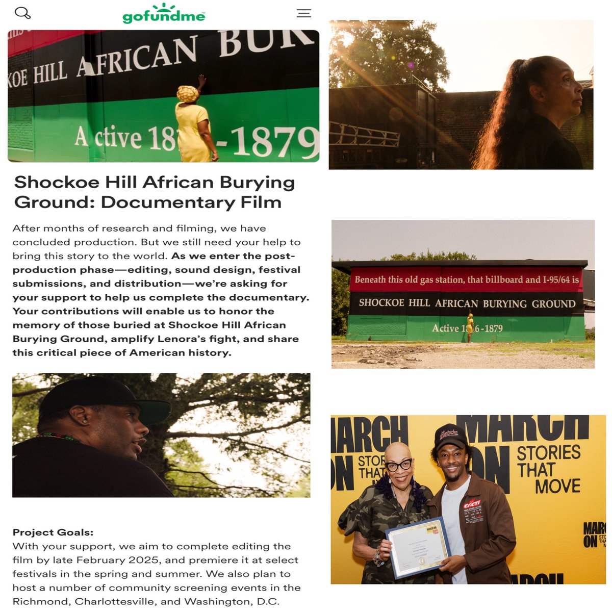 Haki_Shakur's tweet photo. This film 🎞️ on the Shockoe Hill African Burying Ground is crucial. It's time to honor the lives and stories buried there. This project will be the most important in recent years. 💚❤️🖤
#SupportHistory https://t.co/8NsmXlUZ1N
#Documentary
#ShockoeHillBuryingGround https://t.co/AL8e6VOoGQ