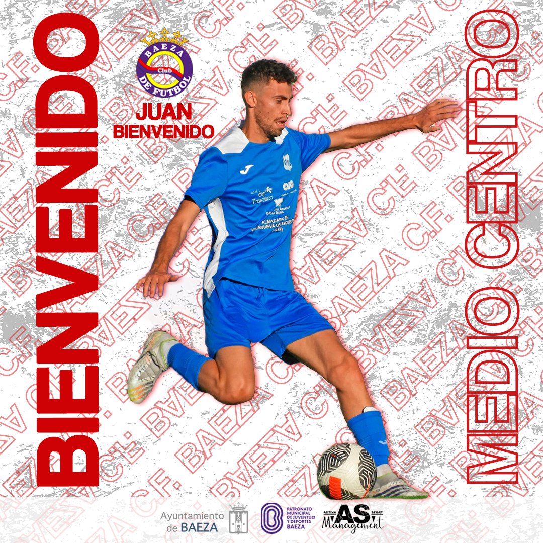 𝗙𝗜𝗖𝗛𝗔𝗝𝗘 🔴🤝⚽

𝗝𝘂𝗮𝗻 𝗥𝗼𝗱𝗿í𝗴𝘂𝗲𝘇 

Natural de 𝗚𝗮𝗿𝗰𝗶𝗲𝘇 con 𝟮𝟱 𝗮ñ𝗼s de edad, recala en 𝗻𝘂𝗲𝘀𝘁𝗿𝗼 𝗽𝗹𝗮𝗻𝘁𝗲𝗹 para 𝘀𝘂𝗺𝗮𝗿 𝘀𝘂 𝗰𝗮𝗹𝗶𝗱𝗮𝗱 𝗲𝗻 el 𝗺𝗲𝗱𝗶𝗼 𝗰𝗮𝗺𝗽o

<a href="/AytoBaeza/">Ayuntamiento Baeza</a> <a href="/OleicolaJaen/">Oleícola Jaén • Aoveland</a>