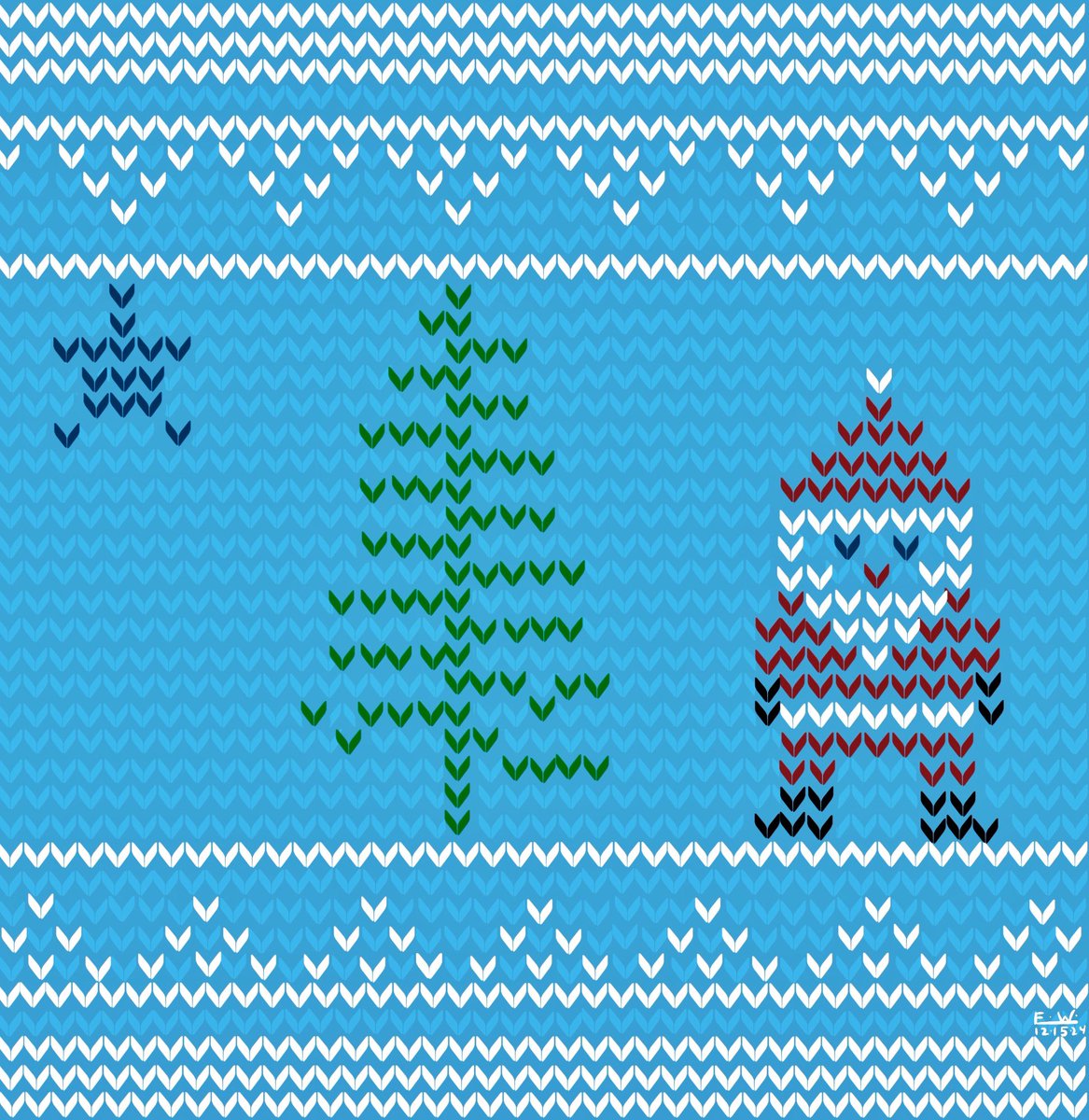 We approve of this christmas sweater!