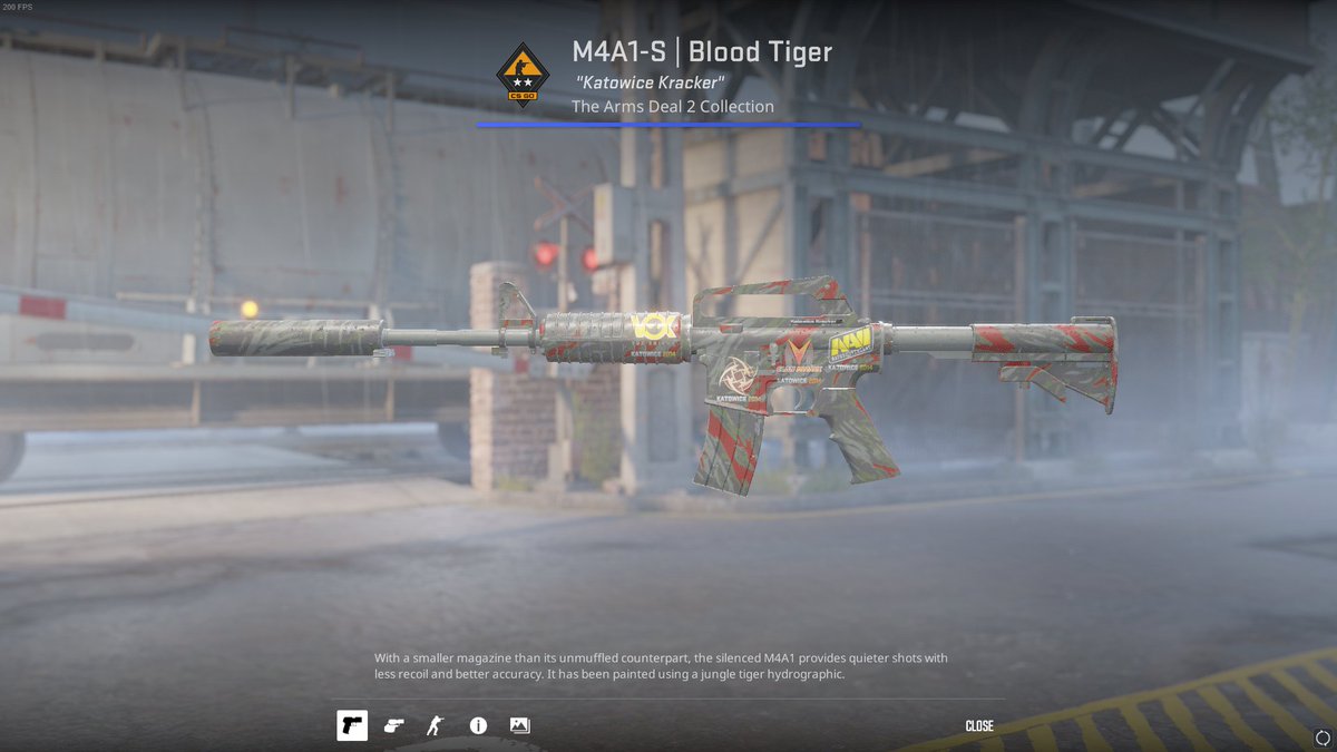 ArcticBools's tweet photo. Looking to Trade this M4A1-S | Blood Tiger, 4x Kato 14, Clan-Mystik Holo, Vox Paper, Na'vi Paper, NIP Paper  LF ★ Karambit | Blue Steel Field-Tested or equivalent.
#cs2 #CounterStrike2 https://t.co/xq2OXQ7sjQ