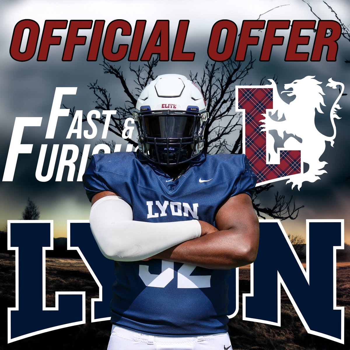 Congratulations <a href="/KingVaugh/">Kavaughn Evans</a> on being offered to continue his education and athletic career at <a href="/LyonCollege/">Lyon College</a> Football!!!  #GoCats #recruithale