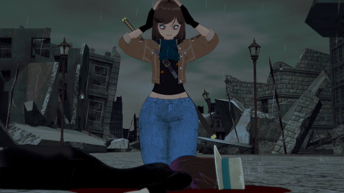 DudeManBro10's tweet photo. Hello everybody. Lore post today since I have no sexy ideas.

Like any good DBZ plotline, Casanova’s universe comes with a bad future. And it can be assumed what happens…

Poor, poor Casanova… the last one left. No will to fight, but no will to die…

#Koikatsu #KoikatsuParty https://t.co/SquQkNtmmZ