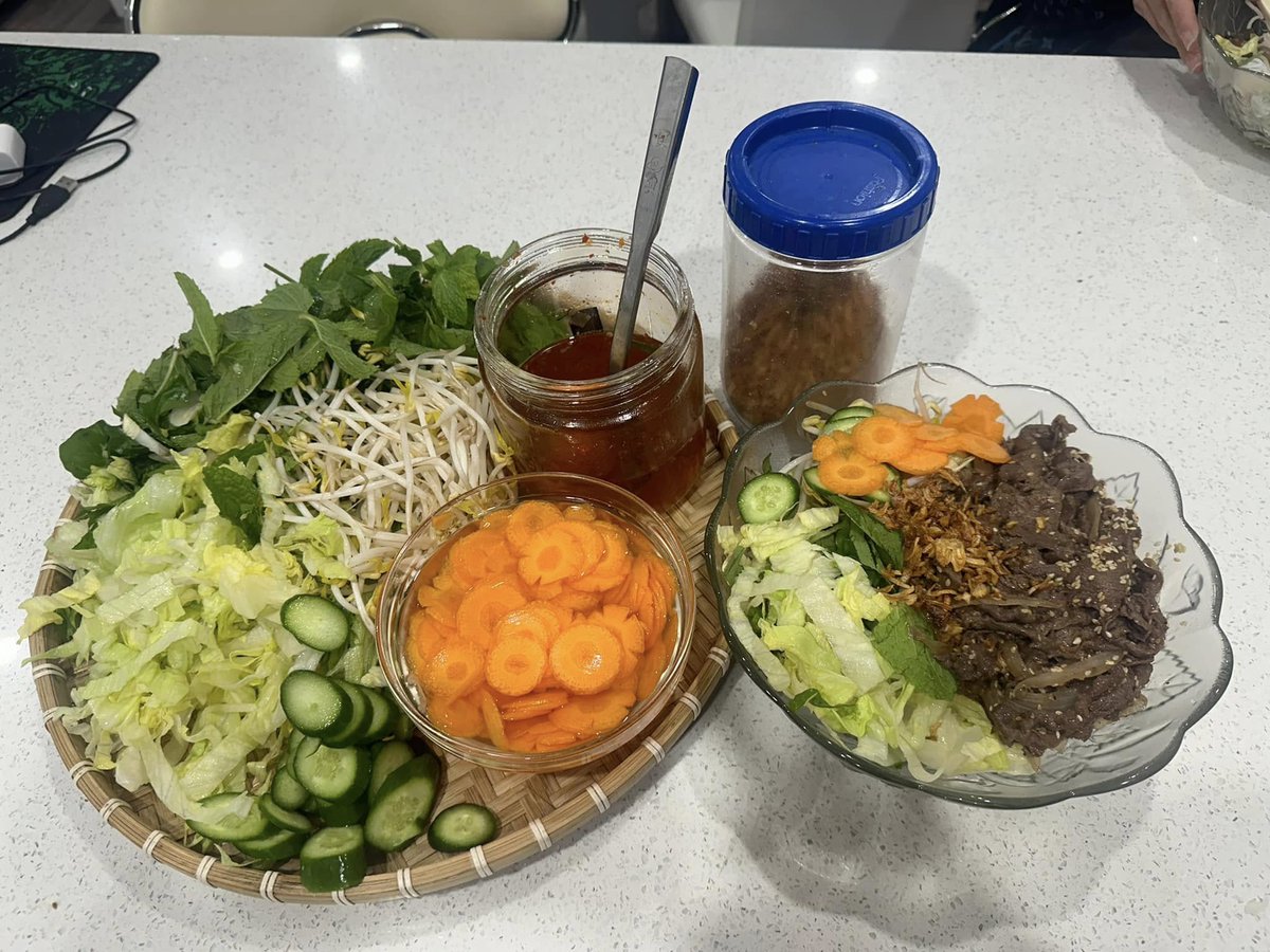 Bún xào thịt bò đơn giản tự tay làm  😍😍