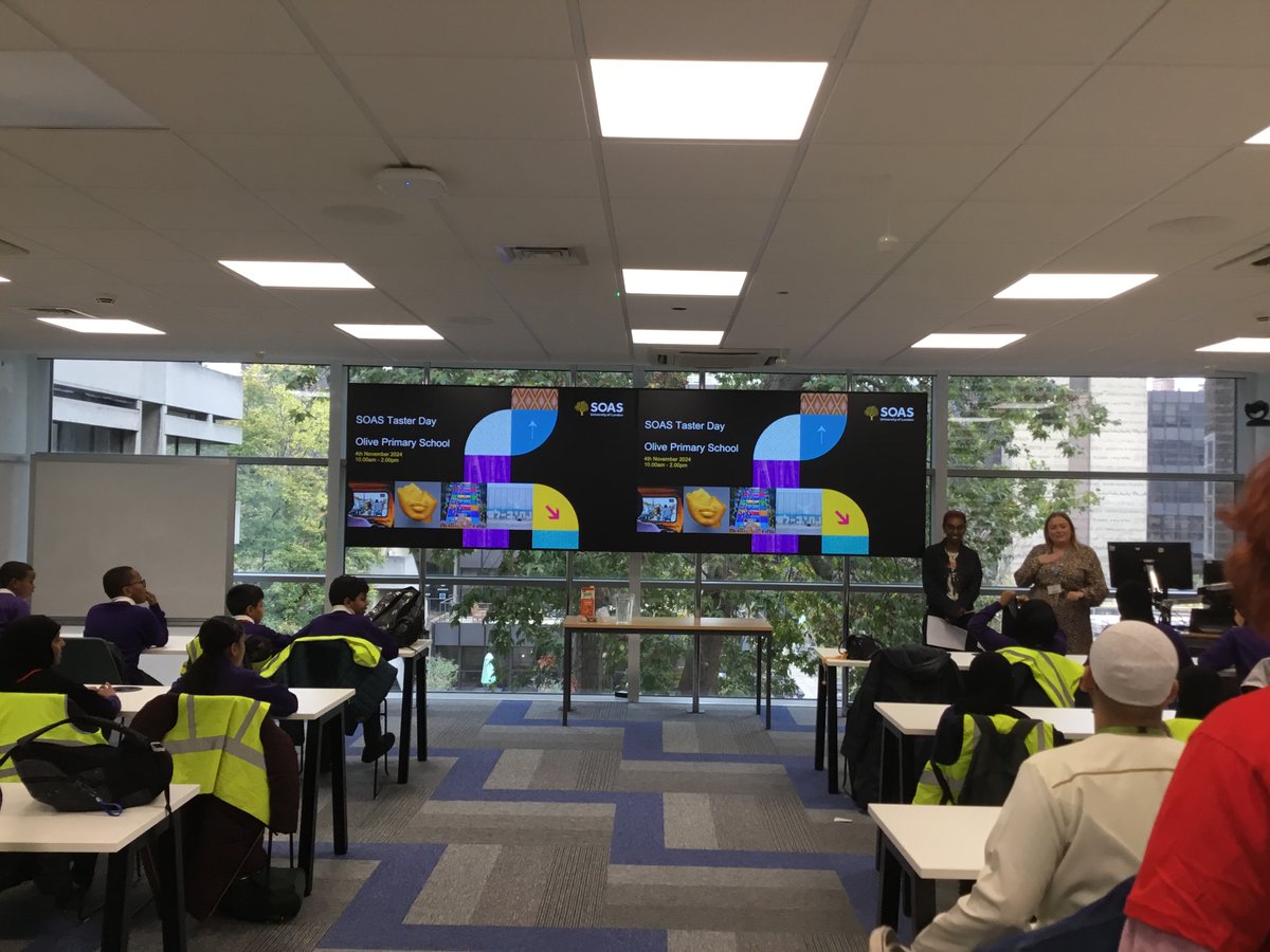 olive_hackney's tweet photo. Our Year 6 pupils took part in an inspirational taster day at @SOAS, where they took a tour of the university campus and and spoke with students and staff members. #Ambition #StarFutures #WeAreStar https://t.co/I00F86utgp