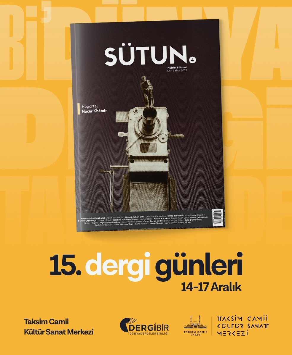 Sütun Dergi (@dergisutun) on Twitter photo 