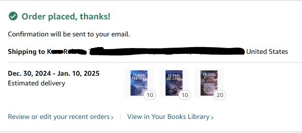 Thanks to everyone who reached out about autographed copies!
Yes, I will make autographed copies available as soon as I have them
As much as KDP needs authors they don't help us out much. I can't pre-order my own books and even when I do order them, it takes forever!