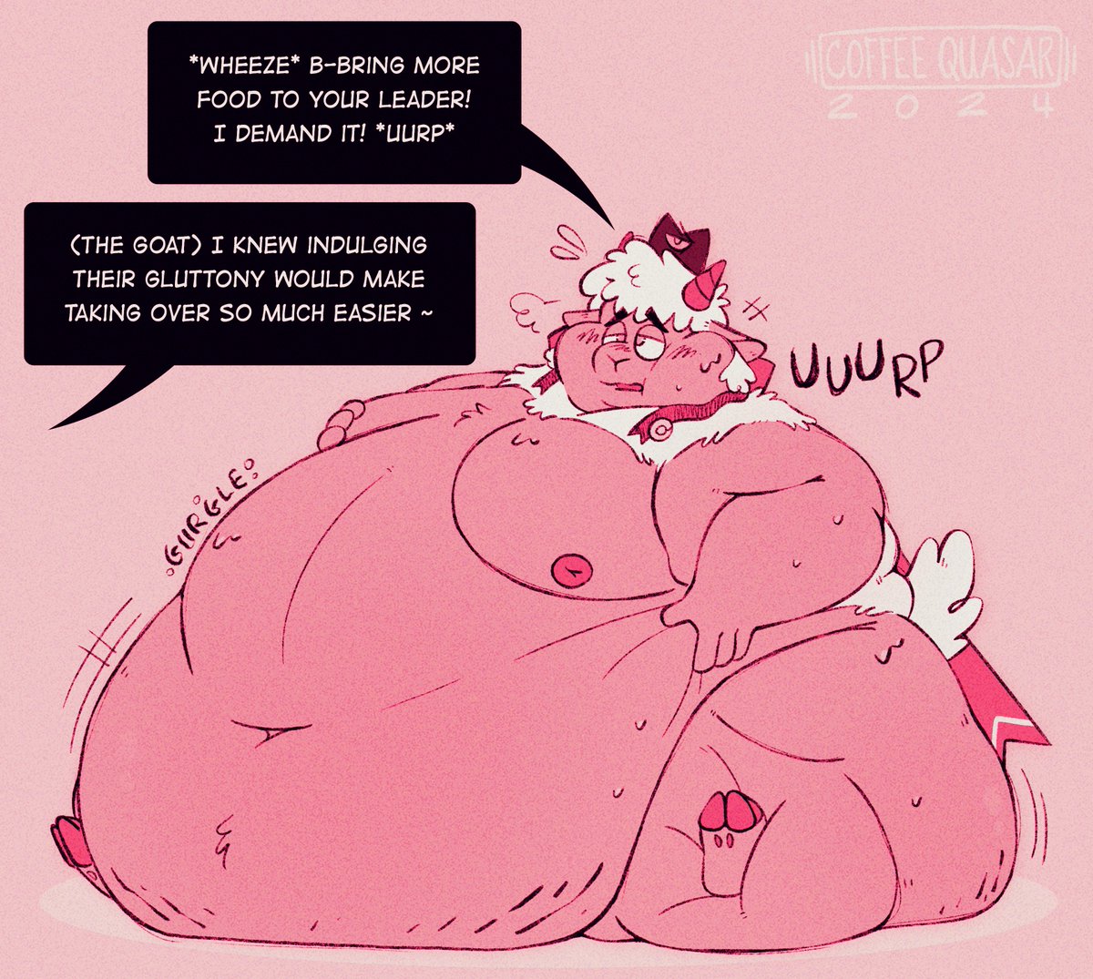 coffeequasart's tweet photo. ⭕The Weight of Devotion

When your cult thrives on sins, it's hard to ignore one of the most intoxicating: gluttony ~ https://t.co/U1ClLI09WS